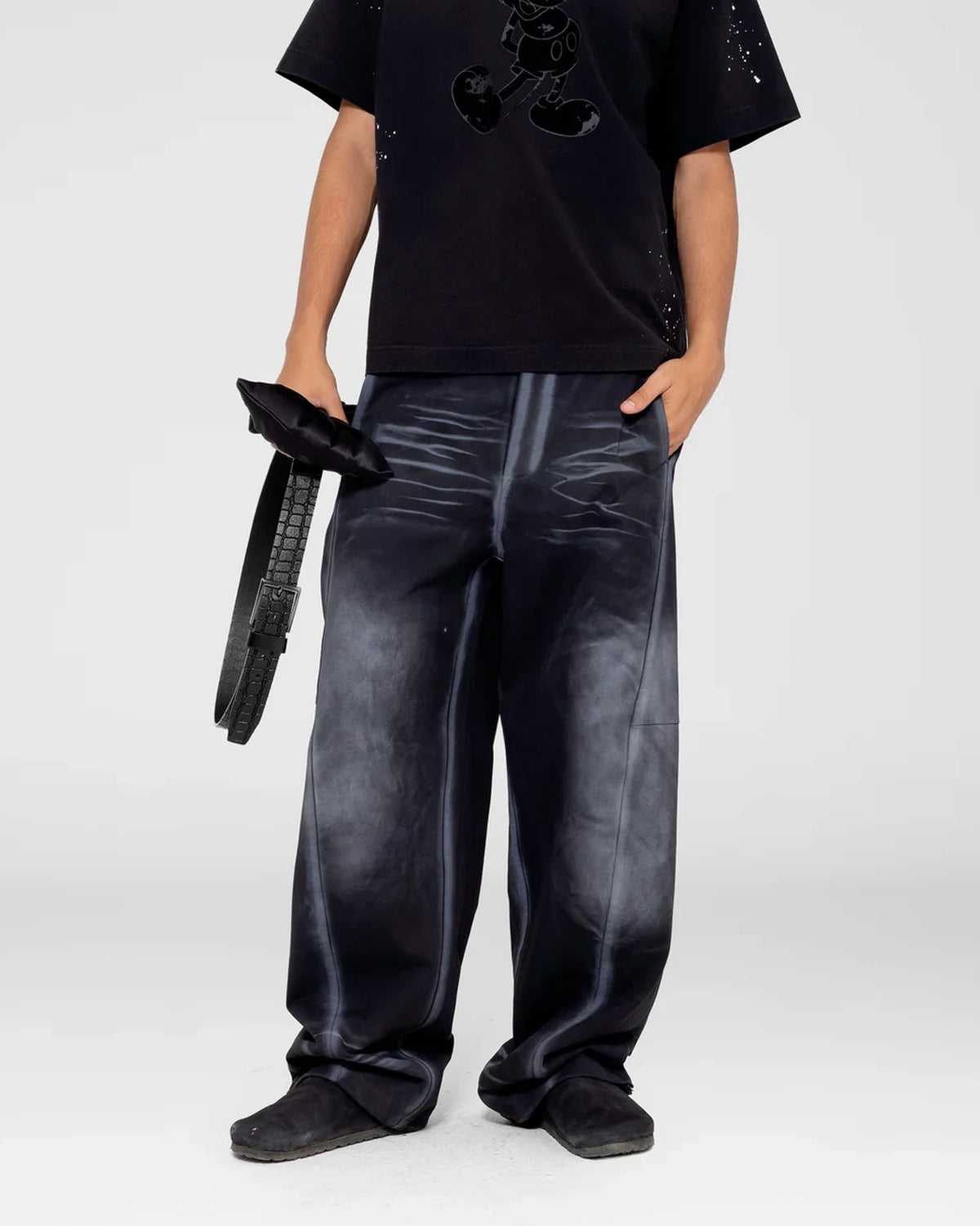 Shadow Wash Wide legs Pants