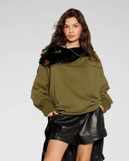 Olive Ease Sweatshirt